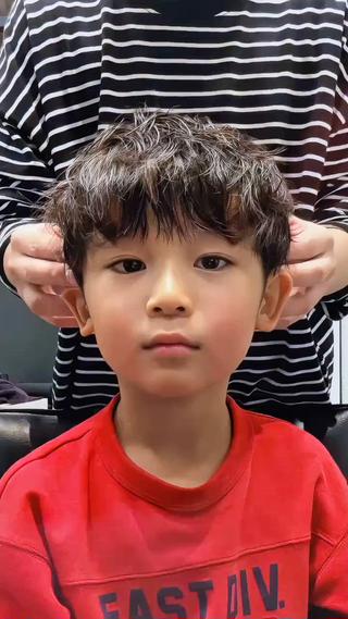 4歳児を緩めのツイストスパイラルにしました