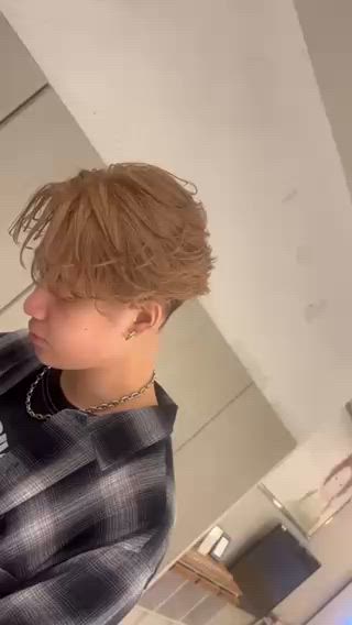 カラー メンズ 郡山駅前メンズ特化 岩﨑大翼のヘアスタイル