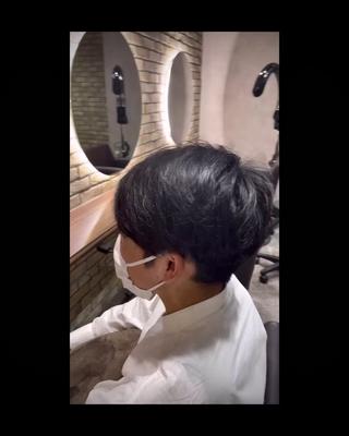ショート 石田 暁洋のヘアスタイル