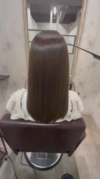 セミロング ⚜髪質改善東京 エリア1🏅マコト⚜のヘアスタイル
