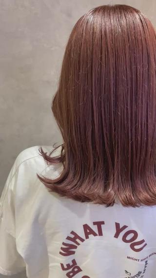 セミロング カラー 健太郎 髪質改善/透明感のヘアスタイル