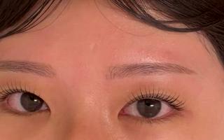 まつげパーマ、アイブロウのセットメニューです𖤐