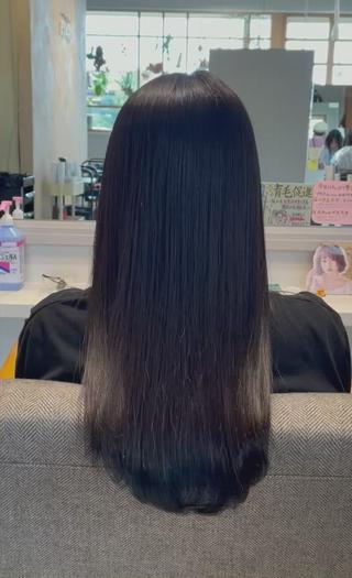 感動的なストレート
#髪質改善トリートメントストレート
