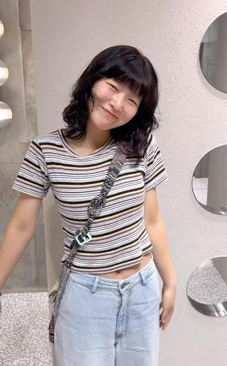 ミディアム 大卒フリーランス 美容師☆ぬくいせいなのヘアスタイル