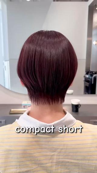 ショート カラー 大卒フリーランス 美容師☆ぬくいせいなのヘアスタイル