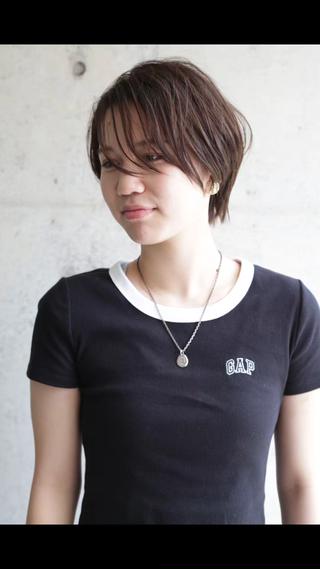 マッシュショート♪ストレート→パーマ風にスタイリング♪撮影 