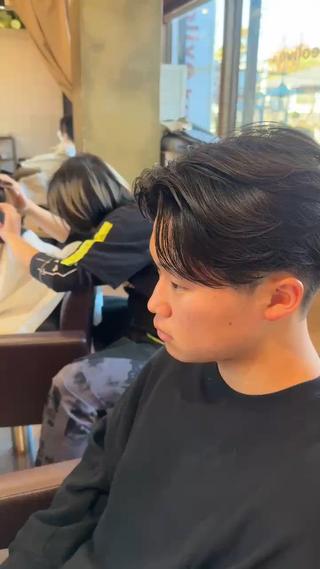 ミディアム パーマ メンズ メンズカットパーマ ✂️ JOYAのヘアスタイル