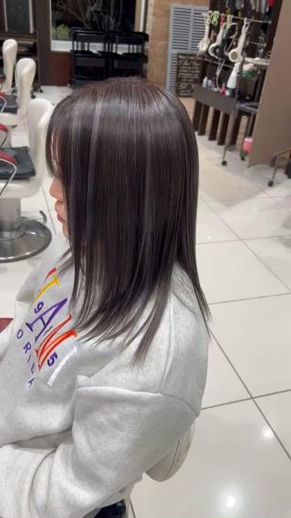 メリハリのあるハイライト
ハイライトの太さ、細さはご希望で変えることができます^_^