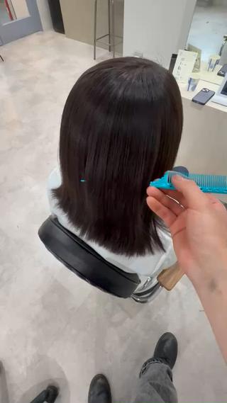 ランクアップストレート
薬剤のランクを上げることで柔らかさと艶感がアップ