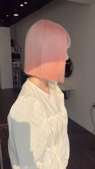 bob  pink 