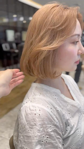 ショート カラー ヘアアレンジ 🌈小顔似合わせ SHIHO🌈のヘアスタイル