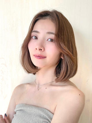 ミディアム カラー ヘアアレンジ 🌈小顔似合わせ SHIHO🌈のヘアスタイル
