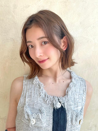 ミディアム カラー 🌈小顔似合わせ SHIHO🌈のヘアスタイル