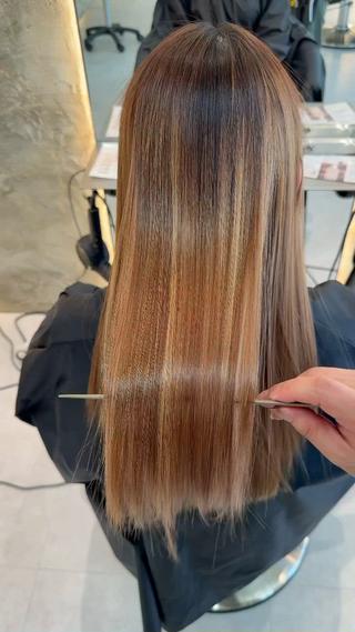 ロング ♡Aira♡Lond /レイヤー/縮毛のヘアスタイル