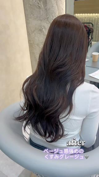 ロング カラー ♡Aira♡Lond /レイヤー/縮毛のヘアスタイル