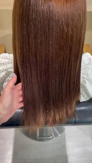 縮毛矯正でうる艶ヘア️