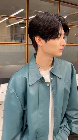 メンズ 韓国風パーマ特化 篠崎優也翔のヘアスタイル