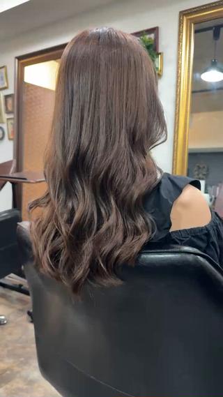 ロング カラー 渋谷宮益坂 omoのヘアスタイル