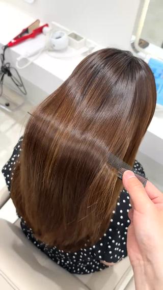 ロング ダブルカラー髪質改善 /Annaのヘアスタイル