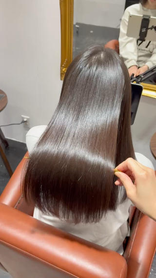 ミディアム パーマ 村上|髪質改善 プロデュースのヘアスタイル