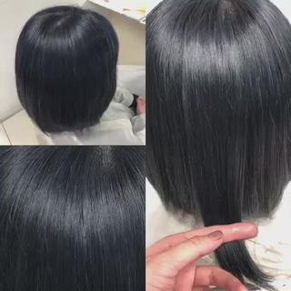 カラーだけでも艶作れます