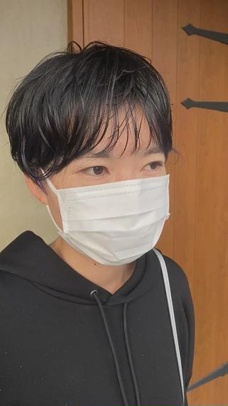 ショートのパーマスタイルも可愛い♡
※カットも一緒にしたい方はぜひご連絡下さい