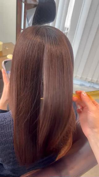 酸性ストレートでさら艶に