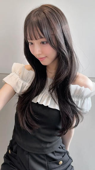 ロング 本場の韓国ヘア 🇰🇷 中尾 崇人のヘアスタイル