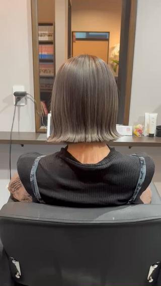 ミディアム カラー 五月女 和樹のヘアスタイル