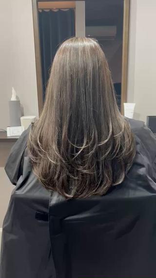 ロング カラー 五月女 和樹のヘアスタイル