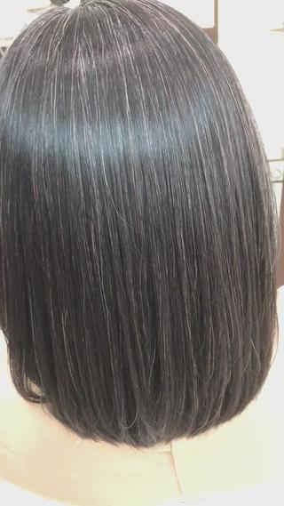 セミロング 小林 伊織のヘアスタイル