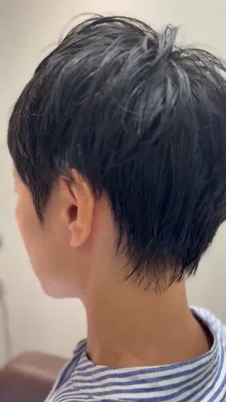 ショート 骨格補正カット✂︎ 🌟菅野陽介🌟のヘアスタイル