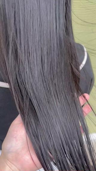 ロング 坂口 遥香のヘアスタイル