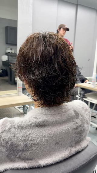 カラー パーマ メンズ メンズパーマ/韓国 ヘア/Mino🤍のヘアスタイル
