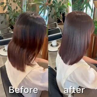 ミディアム 【髪質改善特化･ 福田航洋】のヘアスタイル