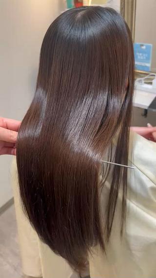 ロング 🌕酸性縮毛矯正 高野竜🌕のヘアスタイル