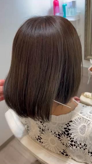 ミディアム 🌕酸性縮毛矯正 高野竜🌕のヘアスタイル