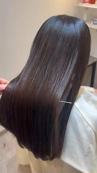 ロング 🌕酸性縮毛矯正 高野竜🌕のヘアスタイル