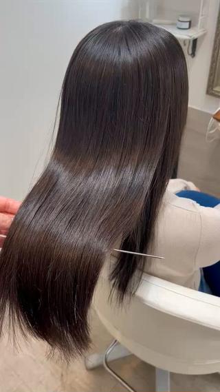 ロング 🌕酸性縮毛矯正 高野竜🌕のヘアスタイル