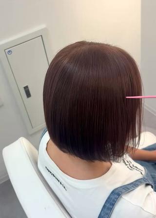 ハイライト馴染ませカラー 