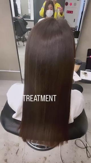 ロング カラー エクステ🩵ブリーチ 韓国ヘア🩵KAEのヘアスタイル