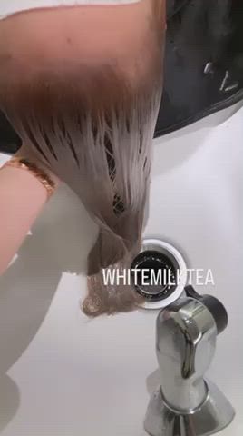 ロング カラー エクステ🩵ブリーチ 韓国ヘア🩵KAEのヘアスタイル