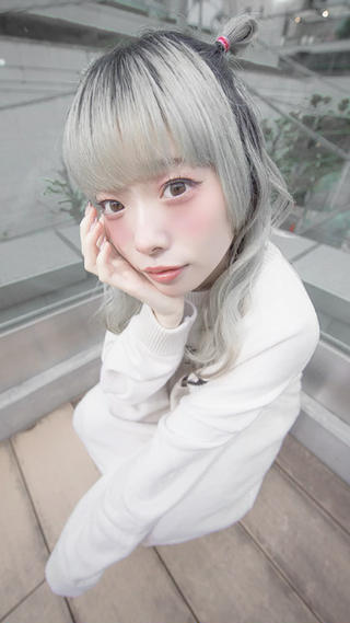 アイドルの休日に合わせてピンク系メイクにしました!