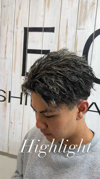 カラー パーマ メンズ メンズ特化 ⚡️ナツキ⚡️のヘアスタイル