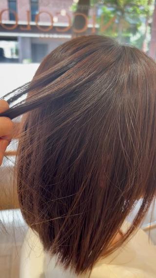 ショート NICCOLO室見 Erinaのヘアスタイル