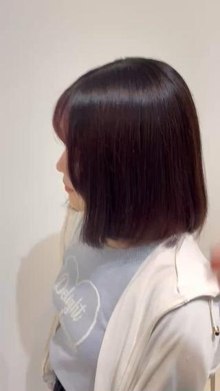 カラー 暖色カラー/ 透明感カラー/セイナのヘアスタイル