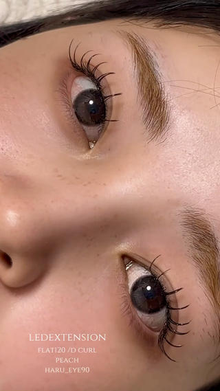 本日のお客様eye
中央はぱっちり、目尻は流し目デザイン♡
とってもお似合いでした