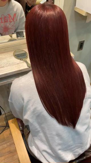 ロング カラー 💗髪質改善💗艶髪 韓国ヘア💗こころのヘアスタイル