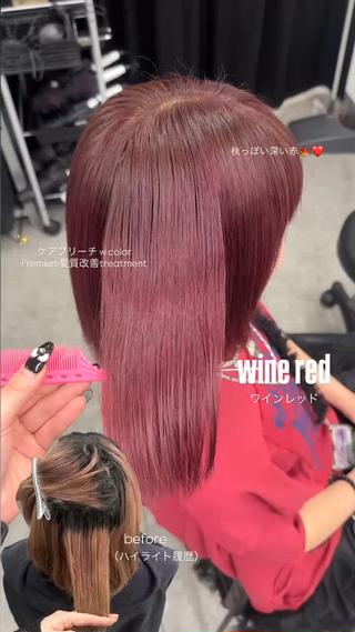 カラー 透明感カラー🎀艶髪 Anju/渋谷🎀のヘアスタイル
