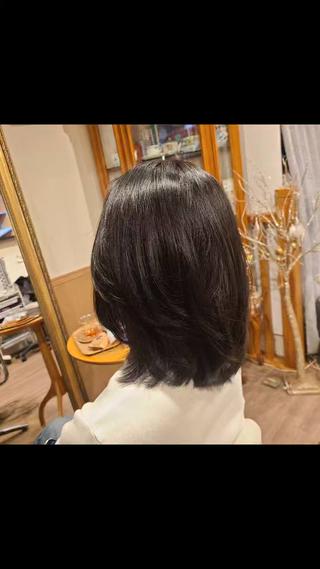 ミディアム カラー spa hair  ark 富井直美のヘアスタイル